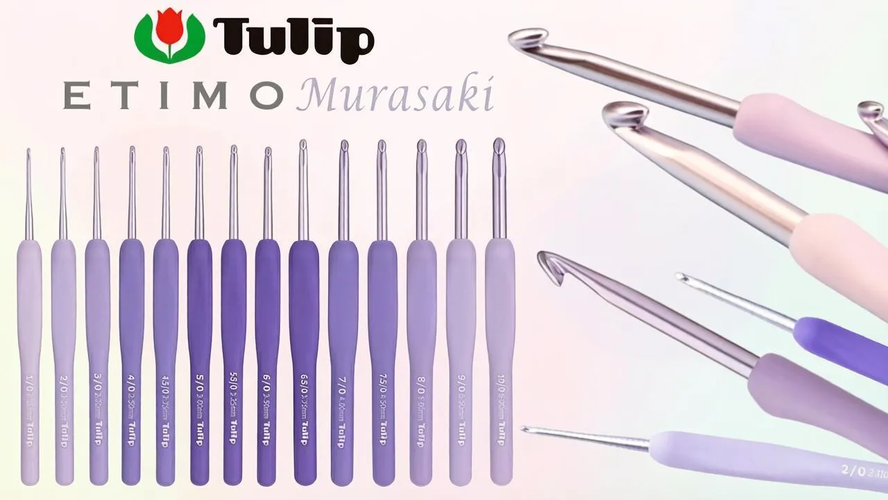 Оригинальные японские крючки Tulip ETIMO для вязания крючком
