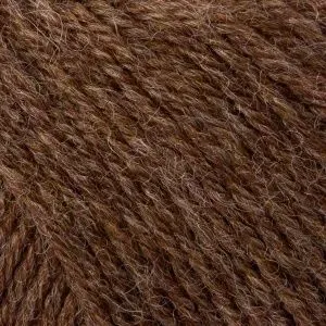 Regia 4-fadig 50g /Регия 4-фэдиг 50г/ пряжа, 4 нитки, MEZ, 9801276 (02140, borke meliert цвет коры, коричневый)