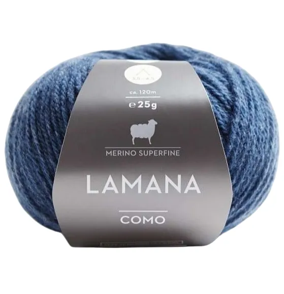 товар /Комо/ пряжа Lamana (100% шерсть мериноса сверхлегкая), 10*25г/120м (28 M, schiefergrau, Como 