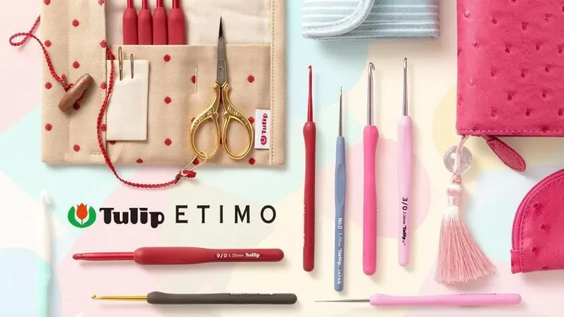 крючки tulip etimo — японское совершенство для вашего вязания Сравнение размеров крючков серии Tulip Etimo для разной пряжи