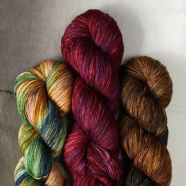 товар /Терра/ пряжа KnitPro (75% шерсть мериноса Superwash, 25% нейлон), 100г/380м (VR2006, *, black sand, 