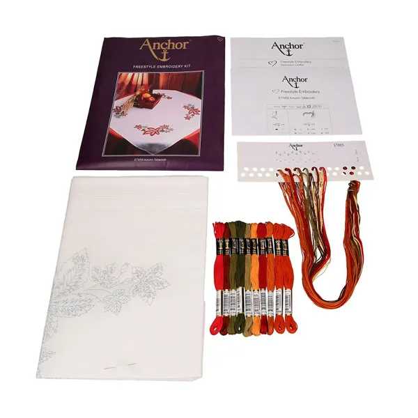 товар Набор для вышивания Anchor: скатерть "Autumn Tablecloth" 80*80см, MEZ Венгрия, ETW05 