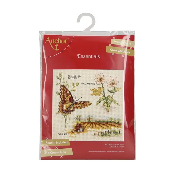товар Набор для вышивания Anchor "Autumn View" /Осенний вид/ 16*16см, MEZ Венгрия, PCE975 Венгрия 