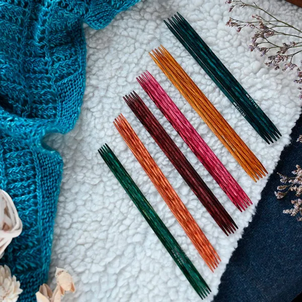 товар Спицы чулочные "Dreamz" ламинированная береза, фуксия, KnitPro, 200 
