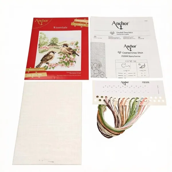 товар Набор для вышивания Anchor "Spring Sparrow" 19,5*16,5см, MEZ Венгрия, PCE0500 