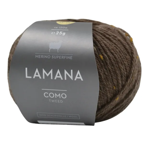 товар /Комо Твид/ пряжа Lamana (100% шерсть мериноса сверхлегкая), 10*25г/120м (28 ТВИД, schiefergrau, Com 