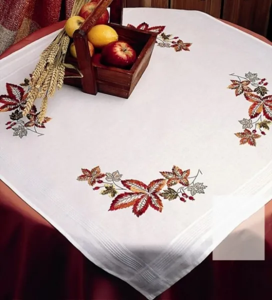 товар Набор для вышивания Anchor: скатерть "Autumn Tablecloth" 80*80см, MEZ Венгрия, ETW05 