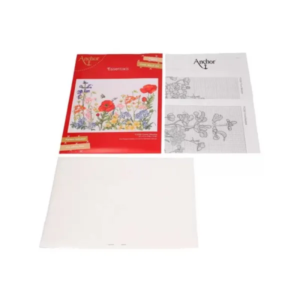 товар Набор для вышивания Anchor "Floral Meadow" /Цветочный луг/ 25*31см, MEZ Венгрия, PCE981 Венгрия 