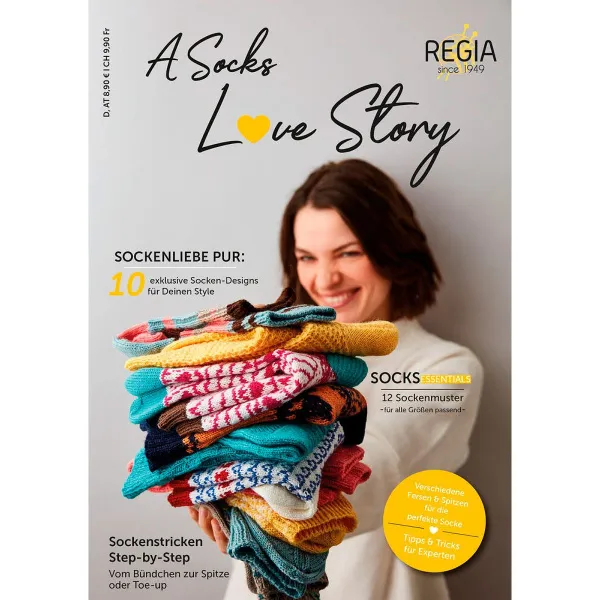 товар Буклет Regia "A Socks Love Story", 10 моделей, на немецком языке, MEZ, 9856761-00001 