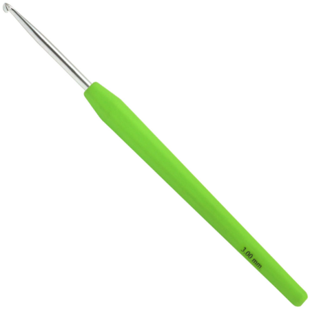 Крючок с мягкой цветной ручкой, 15 см (3.0)