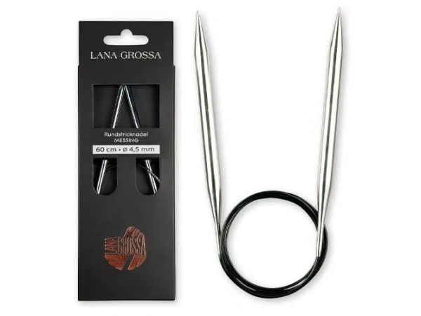Спицы круговые Lana Grossa (латунь), 50 см (10,0)