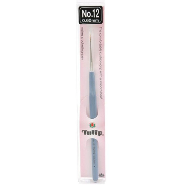 Крючок для вязания с ручкой "ETIMO" 0.6 мм, Tulip, T13-12e