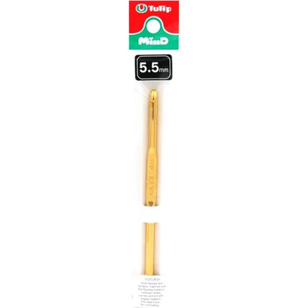 Крючок для вязания "MinD" 5.5 мм, Tulip, TA-0028e