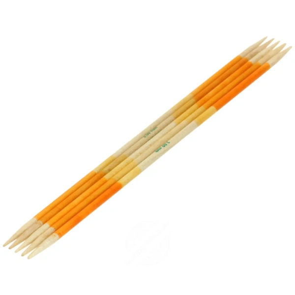 Чулочные спицы Lana Grossa, дерево (Ayurveda, hand-dyed), 15 см (3.0)