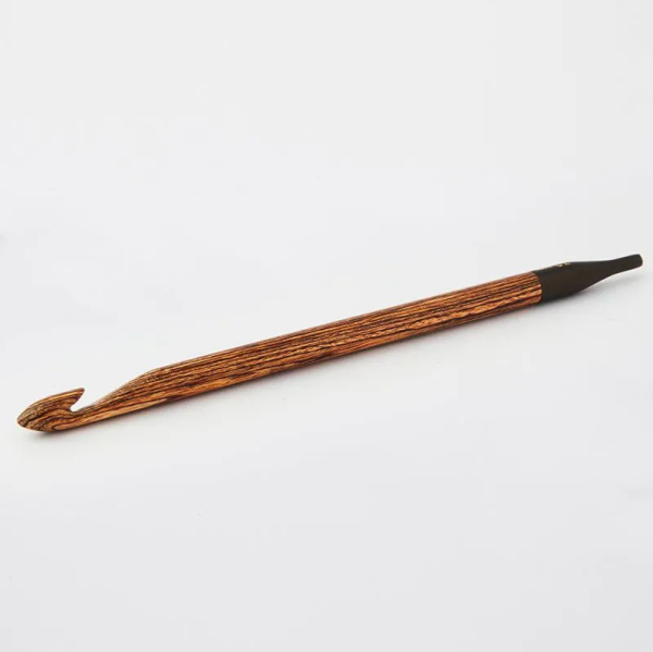 Крючок для вязания тунисский, съёмный "Ginger" 10 мм, KnitPro, 31272