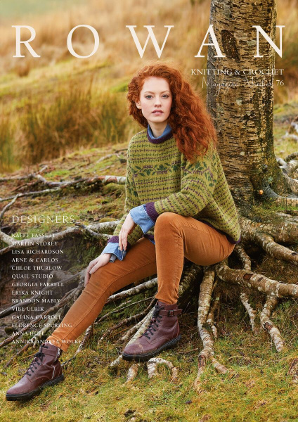 товар Журнал Rowan "Knitting & Crochet Magazine 76" /Вязание спицами и крючком 76/, 35 моделей, ZM76 